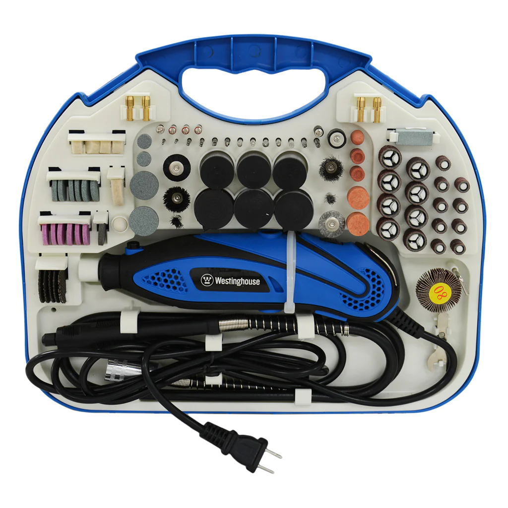Mini Kit De Herramientas De Pulido Westinghouse 210 Pzas Azul