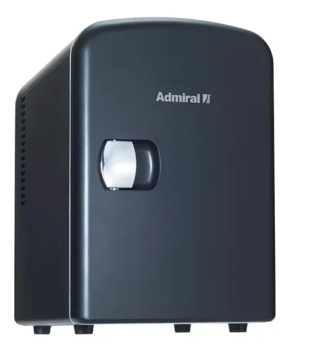Mini Nevera Admiral 4 Lts Portatil 6 Latas Negro