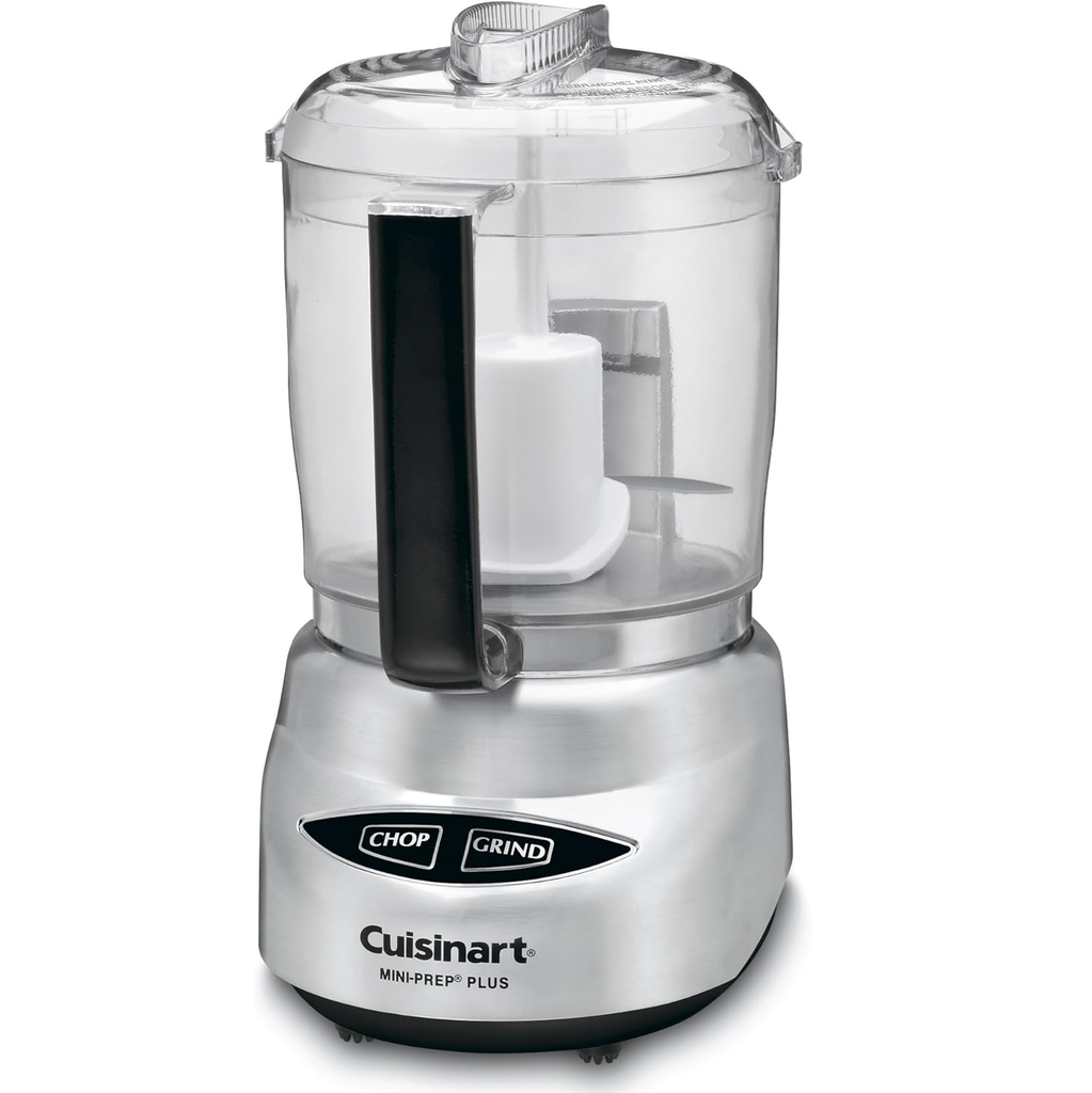 Mini Procesador De Alimentos Cuisinart 4 Tazas 2 Vel 250W Plateado