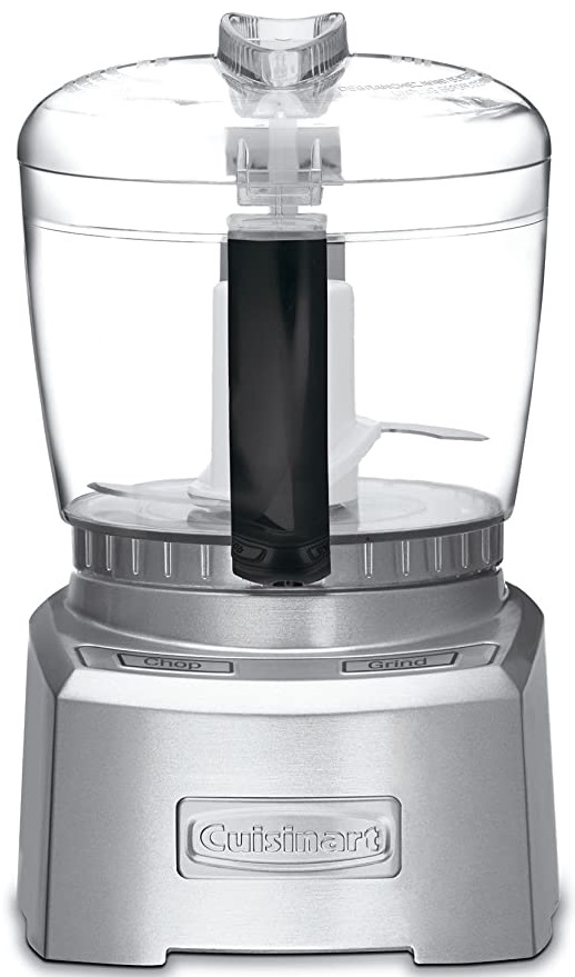 Mini Procesador De Alimentos Cuisinart Elite 4 Tazas 2 Vel 250W Plateado
