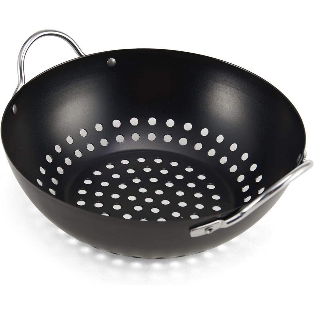Mini Wok Farberware 21 Cm Antiadherente Para Parrilla Negro