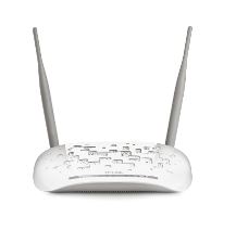 Modem Router Tp-Link ADSL2+ N Inalambrico 300 Mbps 4 Puertos LAN 2 Antenas Blanco