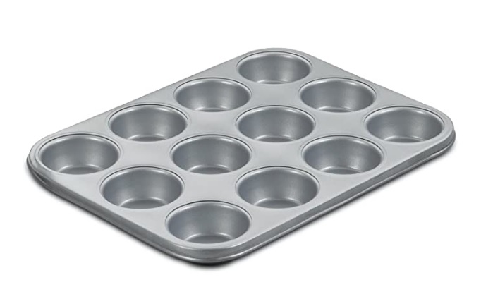 Molde Para Hornear Muffins Cuisinart Classic Antiaderente 12 Porciones Plateado