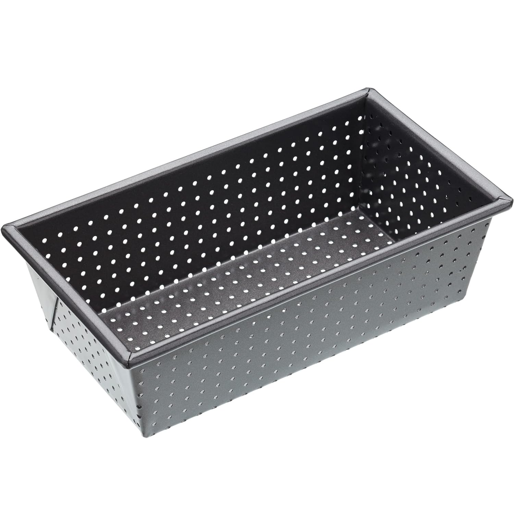 Molde Para Pan Kitchencraft Masterclass Perforado Permite La Circulacion De Calor Gris