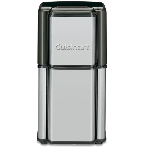 Molino Electrico De Cafe Cuisinart Grind Central Con Tapa De Almacenamiento 175W Acero