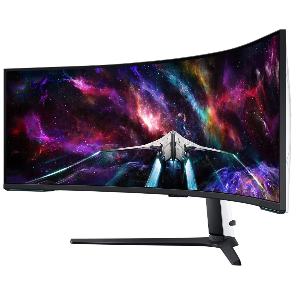 Monitor 57" Samsung Odyssey Neo G9 UHD Curvo Quantum Mini LED HDR 1000 1 ms 240Hz AMD FreeSync Negro