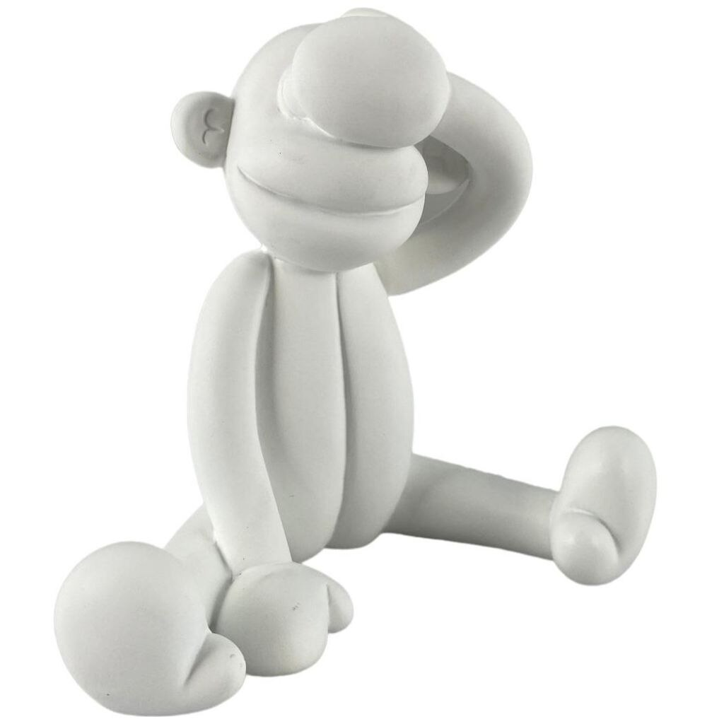 Mono Decorativo Concepts 17.8X10.5X16 Cm Blanco