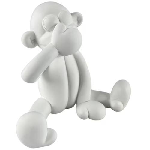 Mono Decorativo Concepts 17.8X10.5X16 Cm Blanco