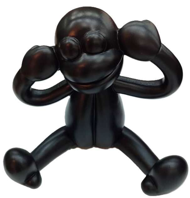 Mono Decorativo Concepts 17.8X10.5X16 Cm Negro