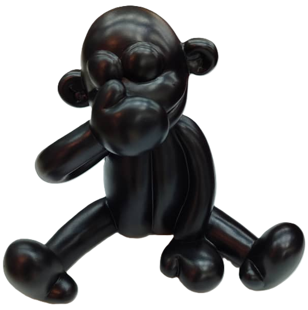 Mono Decorativo Concepts 17.8X10.5X16 Cm Negro