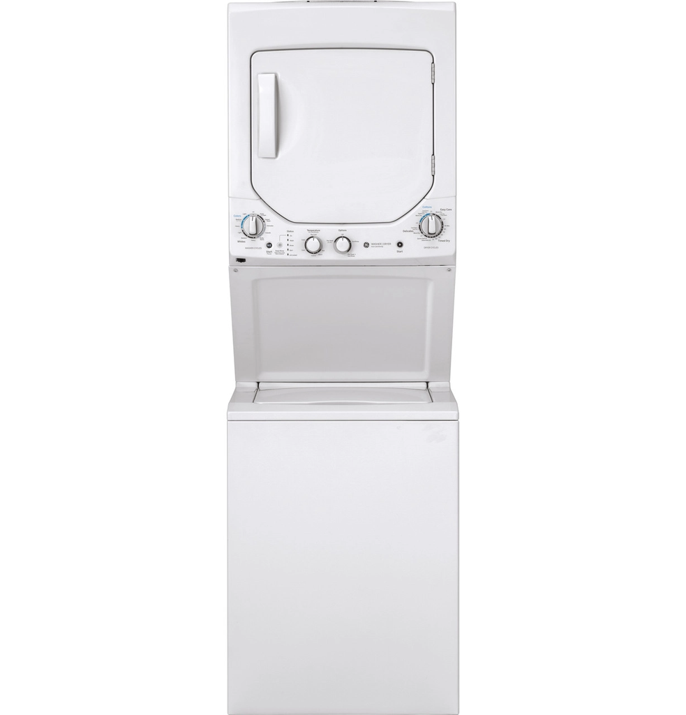 Morocha GE 12 kg Unitized Spacemaker Carga Automatica 11 Ciclos De Lavado 4 Temperaturas De Secado Blanco