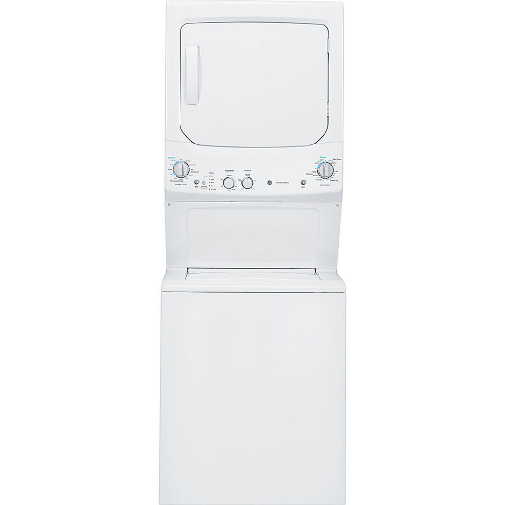 Morocha GE 20 kg Spacemaker Carga Automatica 9 Ciclos De Lavado 4 Temperaturas De Secado Blanco