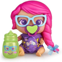 Muñeca Bellie-Beth Bellyville Interactiva 17 Cm Con Acc Y Sonido Morado