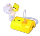 Nebulizador De Compresor Omron Para Niños Y Bebes Amarillo Y Transparente