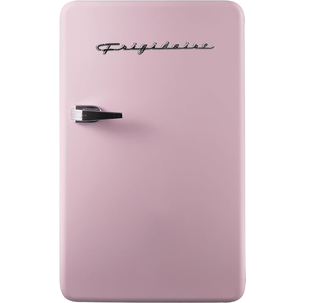 Nevera Ejecutiva Frigidaire Retro 4 Pies  1 Pta 51 Cm Con Abridor De Botellas Rosado