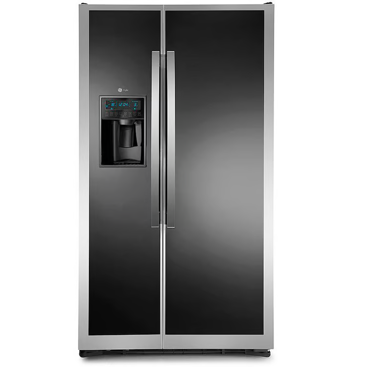 Nevera GE Profile 24 Pies Con Dispensador Y Maquina De Hielo 2 Ptas 84 Cm Negro