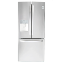 Nevera LG 22 Pies Inverter Con Dispensador Maquina De Hielo 3 Ptas 76 Cm Acero