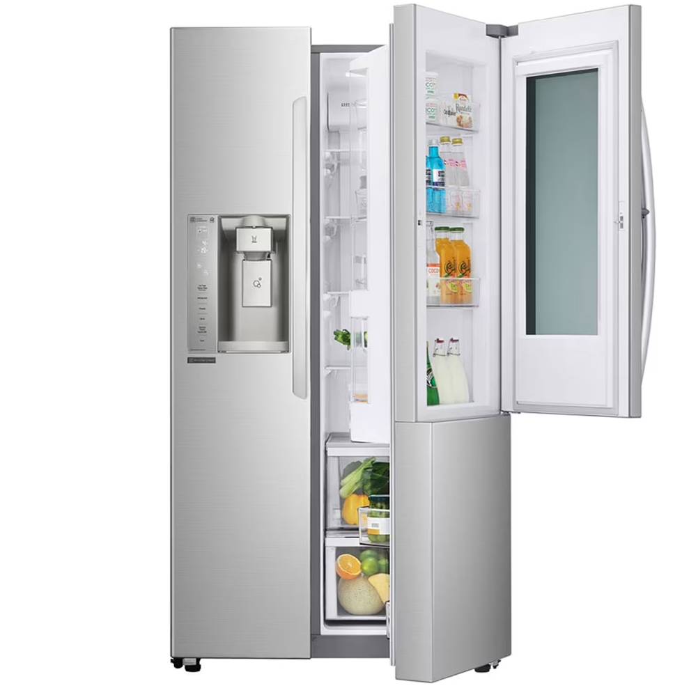 Nevera LG 29 Pies Inverter Smart Con Dispensador Door In Door Instaview 2 Ptas 92 Cm Acero