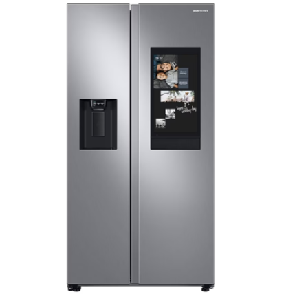 Nevera Samsung 22 Pies Family Hub Inverter Smart Con Dispensador Y Pantalla 2 Ptas 92 Cm Acero