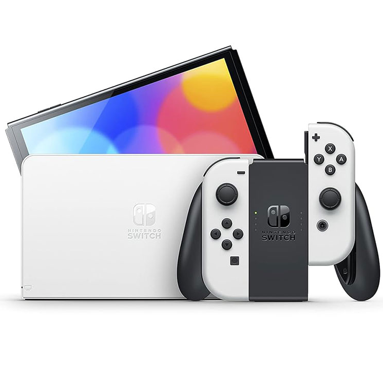 Consola Nintendo Switch Pokemon OLED Con Control Joy-Con Pantalla Tactil 3 Estilos De Juego Blanco