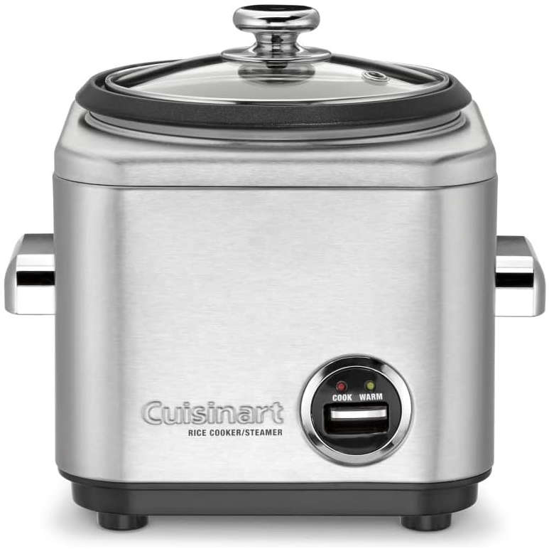 Olla Arrocera Cuisinart 4 Tazas con Funcion Automatica Keep Warm 450W Acero