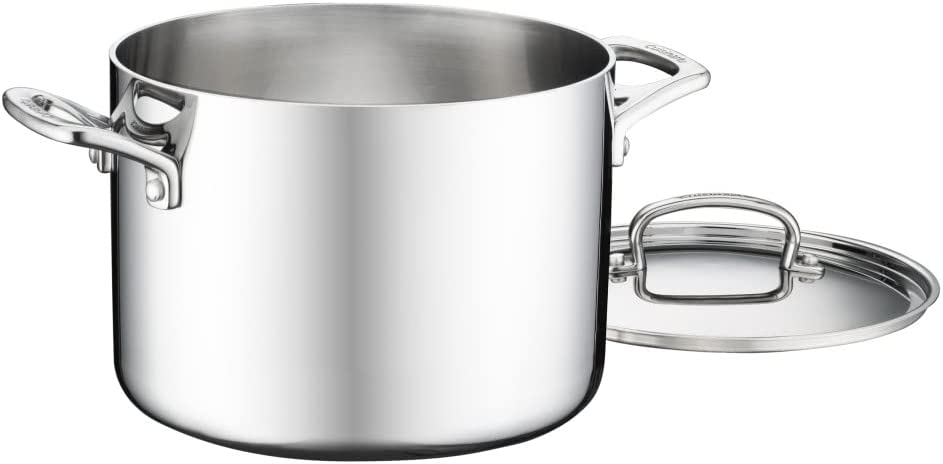 Olla Francesa Cuisinart 6 Lts Con Tapa y Diseño De 3 Capas Acero