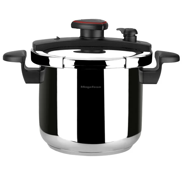 Olla De Presion Magefesa Astra Gourmet 6 lts 5 Sistemas De Seguridad Acero