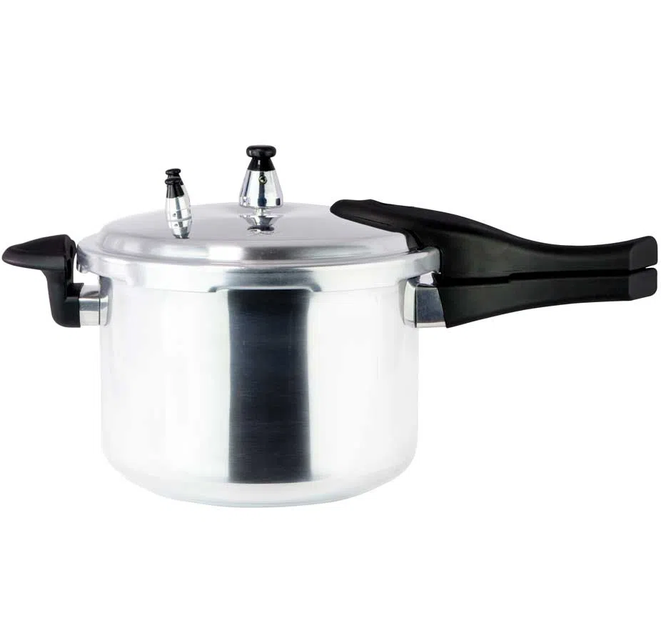 Olla De Presion Oster De 9 Lts 4 Valvulas De Seguridad Tapa De Bloqueo Acero