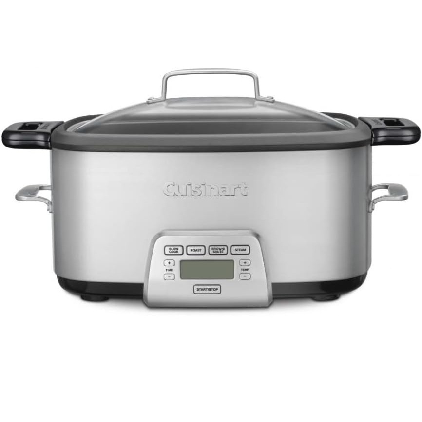 Olla Multifuncion Cuisinart 3 En 1 6.6 Lts 3 Funciones Programables 1800W Acero