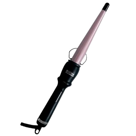 Ondulador De Cabello Rucha De Titanio Y Turmalina 13-25 Mm 430°F Negro