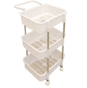 Organizador Youmei 3 Niveles Con Ruedas Blanco 