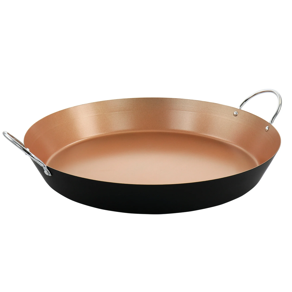 Paellera Oster Stonefire 41 Cm Cobre Y Negro