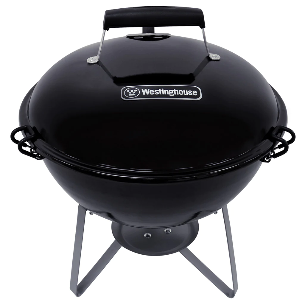 Parrillera A Carbon Westinghouse Portatil Con Cerradura Negro