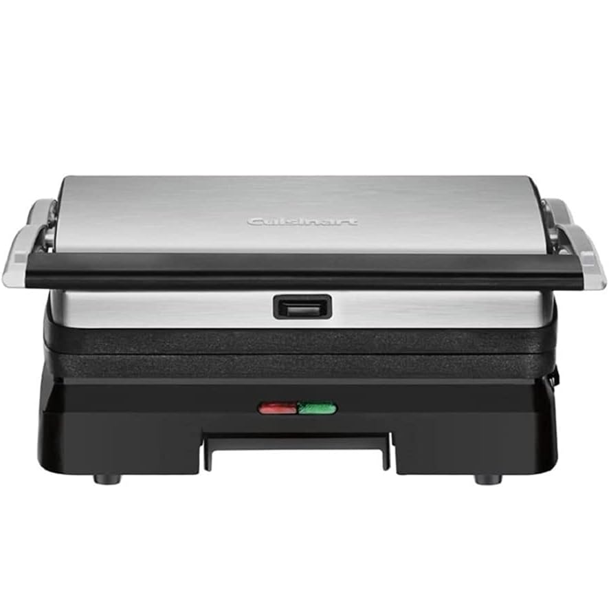Parrillera Electrica Cuisinart Panini Antiadherente Con Placas Extraibles 1400W