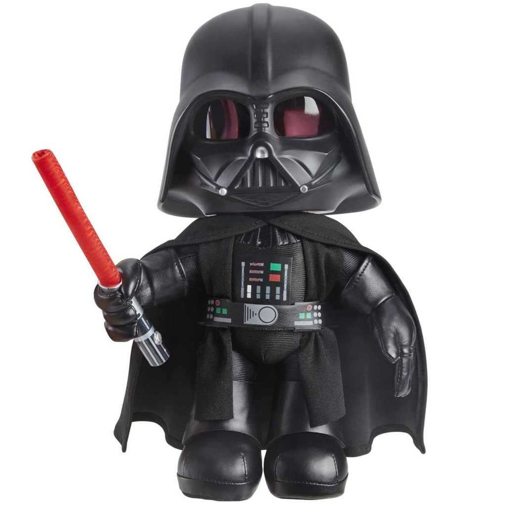 Peluche Darth Vader Mattel Star Wars Con Luces Y Distorsionador De Voz Negro