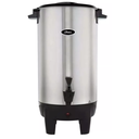 Percolador Electrico Oster 35 Tazas Con Asas Y Funcion De Mantener Caliente Acero