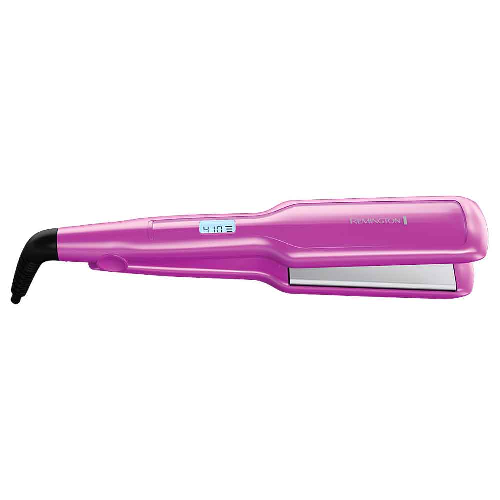 Plancha De Cabello Remington Antiestatica Turmalina De Ceramica Y 25 Mm 1" 450°F Morado