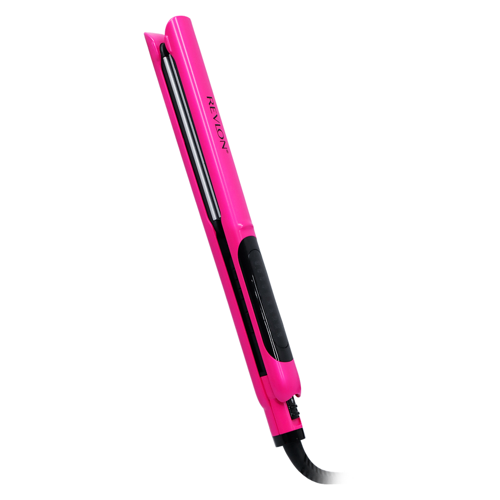 Plancha De Cabello Revlon Alisadora Y Rizadora Ionica De Ceramica Y Turmalina 25 Mm 1" 455°F Negro