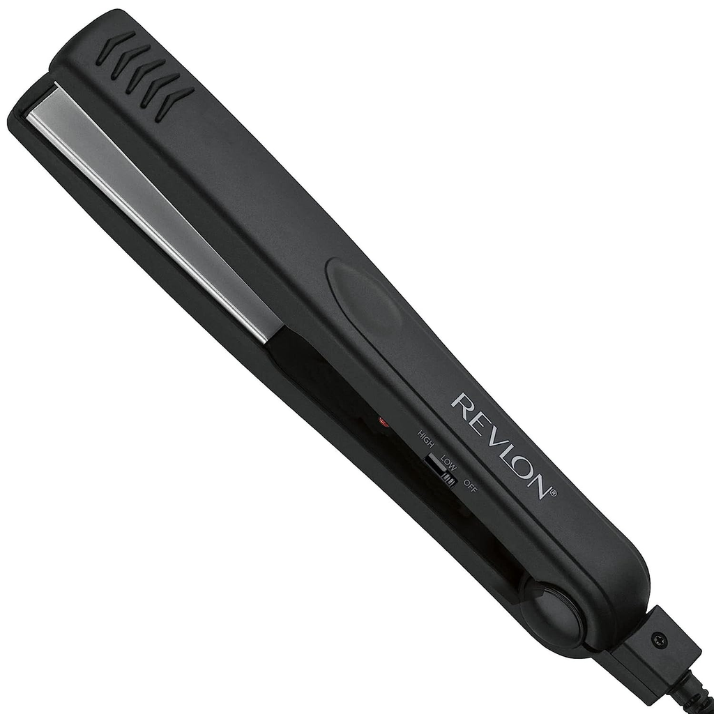Plancha De Cabello Revlon Straight De Ceramica 25 Mm 1" 400°F Negro
