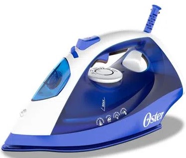 Plancha De Ropa Oster A Vapor Antiadherente 1250W Azul