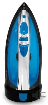 Plancha De Ropa Oster A Vapor Con Suela De Ceramica Autolimpieza Azul