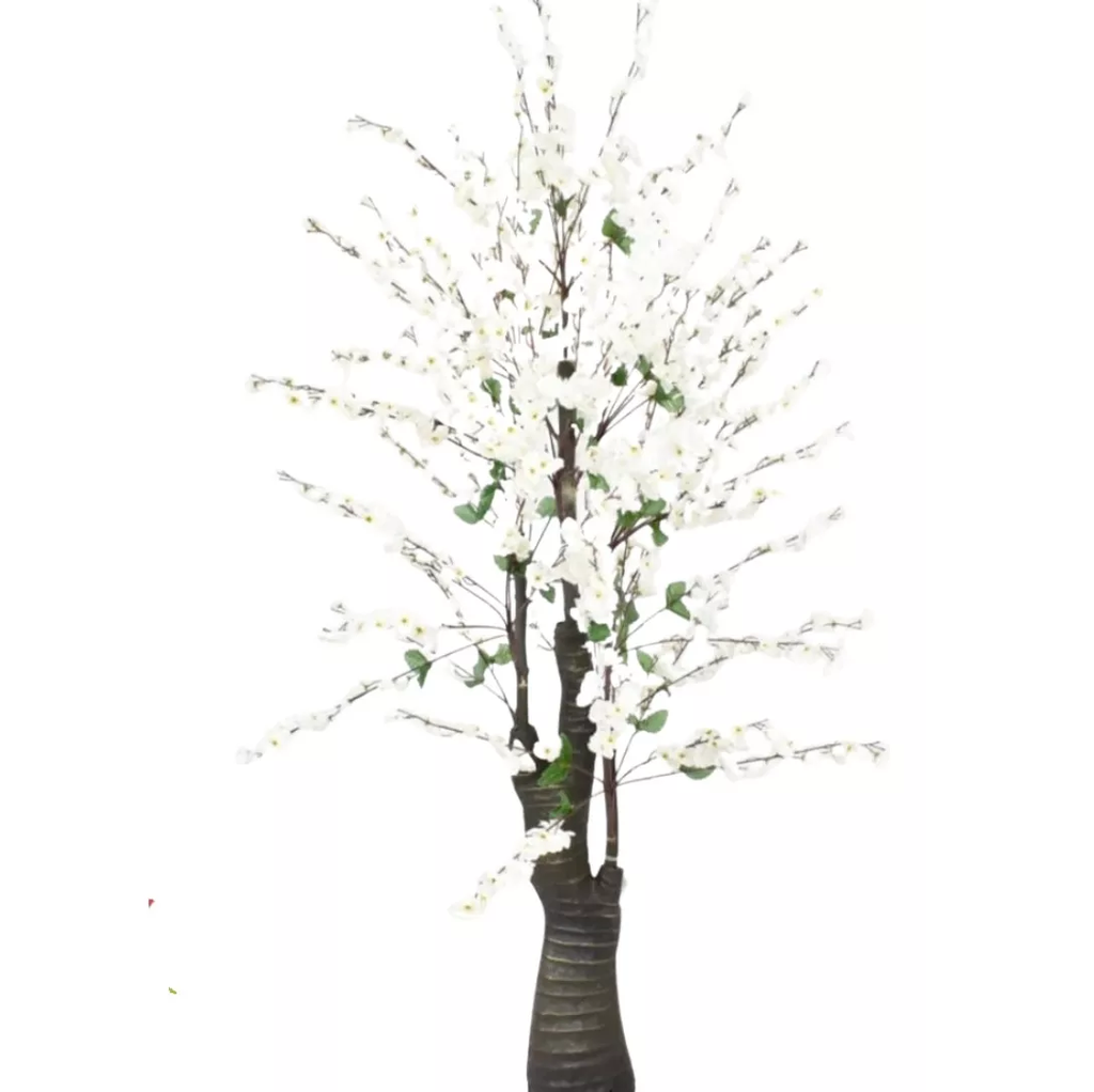 Planta Artificial De Cerezo 1.7 Mts Blanco