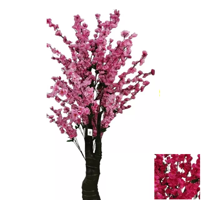 Planta Artificial De Cerezo 1.7 Mts Fucsia