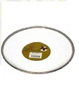 Plato Decore De Vidrio Transparente Y Plateado