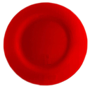 Plato Pasabahce De Vidrio Rojo