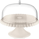 Porta Torta Guzzini Tiffany S De Pedestal Con Campana Blanco