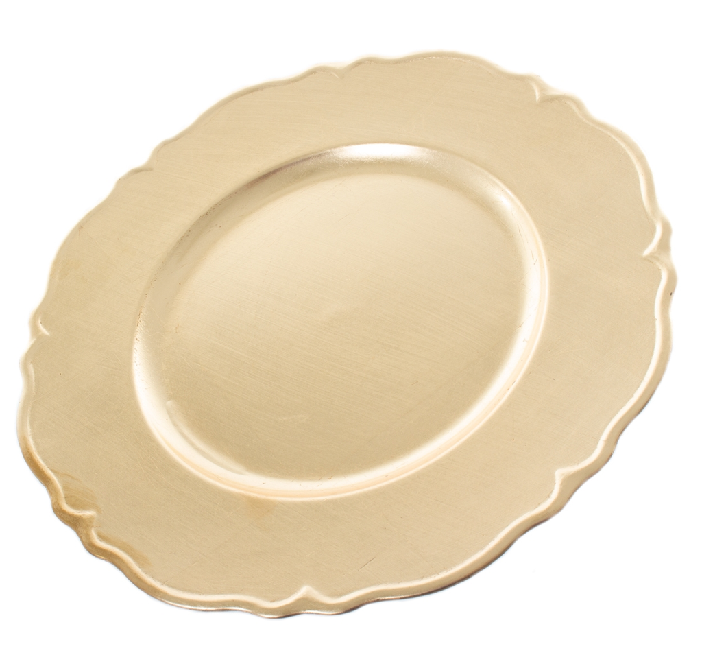 Portaplatos Gibson Home De Plastico Dorado