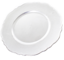 Portaplatos Gibson Home De Plastico Plateado