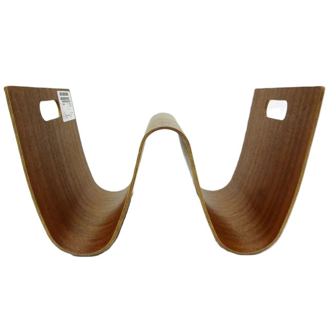 Portarevista Decore De Madera Marron