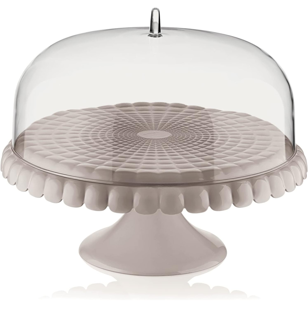 Porta Torta Guzzini Tiffany L De Pedestal Con Campana Beige